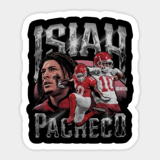 Isiah Pacheco Kansas City Vintage Sticker